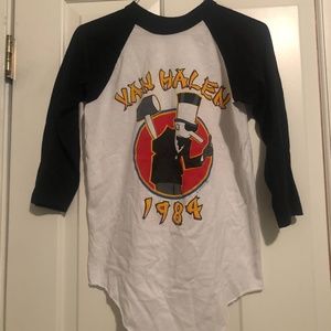 Vintage Original Van Halen Concert Tee, sz M $100